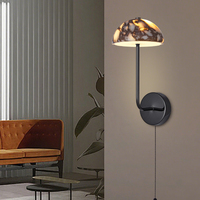 Lampe murale LED décorative de luxe pour chambre principale, allée, marbre, 12W