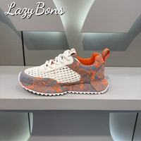 Chaussures de sport d'été légères et respirantes pour hommes 2025, à lacets, en maille, style course et marche, motif à carreaux