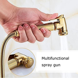 Oem 2025 Khách Sạn Sang Trọng Vàng Đen 4 Phím Vòi Hoa Sen Đặt Mưa Mưa Treo Tường Phòng Tắm Vòi Hoa Sen Hệ Thống Tĩnh Nhiệt Mixer Vòi Nước - Product Image 5