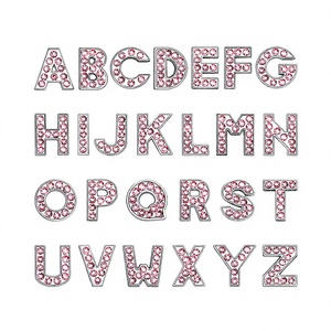 Crystal Alphabet <b>Letters</b> A-Z Pet Collar Charms for Dogs Hair <b>Ornaments</b> Personalized All Seasons - Product Image 6