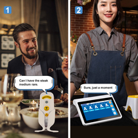 Système d'interphone sans fil longue portée très vendu, étanche, à longue autonomie, pour restaurant