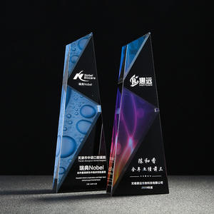 Mode trophée hexagone cristal trophée bowling trophées en forme de triangle - Product Image 3