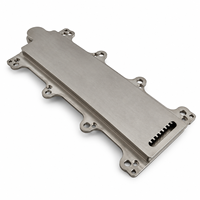 Plaque de refroidissement liquide haute performance pour électronique de puissance, plaque de refroidissement à eau personnalisée pour onduleurs, convertisseurs IGBT et stockage d'énergie