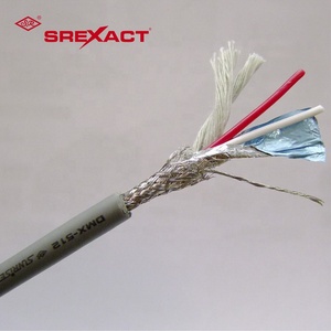 Calidad profesional 20/0.12mm 24Awg Cable de audio Blindaje trenzado Cable DE CONTROL DE DMX-512 con diámetro exterior de 6,1mm - Product Image 2