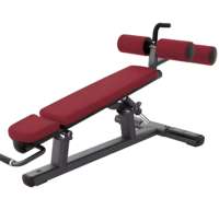 Chaise abdominale réglable pour la gym, banc abdominal commercial réglable plat/incliné