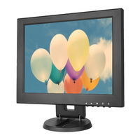 Écran de caméra HD Moniteur de vidéosurveillance LCD 12 pouces avec résolution 1024x768
