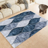 Tapis en velours cristal haute densité fait main, doux, épais, antidérapant, adapté aux animaux domestiques, pour la décoration de la maison et de la chambre