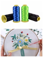 Fabriqué en Chine, bonne qualité, 100% polyester, fil à broder pour machine à broder