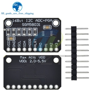 Tzt sgm58031 ban phát triển 16-bit độ chính xác cao I2C mô-đun 4 kênh <span class=keywords><strong>ADC</strong></span> thu thập dữ liệu chuyển đổi cho <span class=keywords><strong>Arduino</strong></span> - Product Image 5