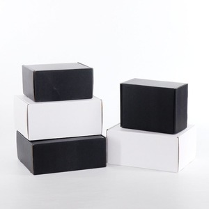 <b>Foldable</b> gift mailing, clothing packaging, cosmetics, high-end kraft paper, cardboard, corrugated paper <b>box</b>, customizable - Product Image 2