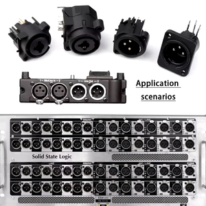 Connecteur XLR vertical ZYSY CT5-01 <span class=keywords><strong>HFP</strong></span> 5 broches femelle cinq cœurs prise 180 degrés - Product Image 6