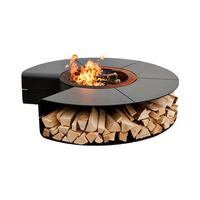 Poêle à gaz, électrique et à alcool PANSEE moderne, résistant au feu, 1200 mm, foyer autoportant pour salon