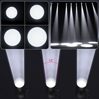 U'King 3W Mini Pinspot luz con solo soporte LED focos (luz blanca)