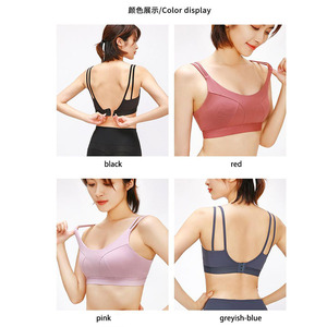 Z &amp; <span class=keywords><strong>M</strong></span> Signore esercizio di corsetto, palestra di sport di usura di forma fisica, forte e di bellezza sottile posteriore per le signore di modo di allenamento di yoga del reggiseno - Product Image 6