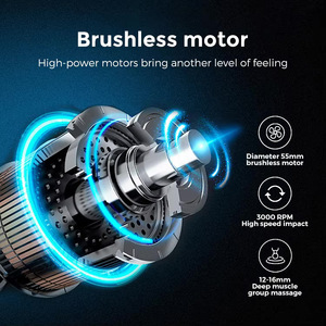 Pistola de Masaje Corporal Profesional Recargable de 30 Velocidades y 1500 mAh, Portátil, con 6 Cabezales de Masaje, Terapia de Percusión de Tejido Profundo para Músculos - Product Image 3