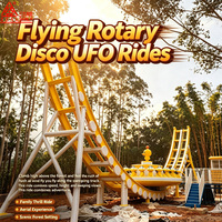 Fabricant chinois d'équipements d'attractions de parc d'attractions pour adultes, manèges UFO rotatifs volants de type disco pour la vente