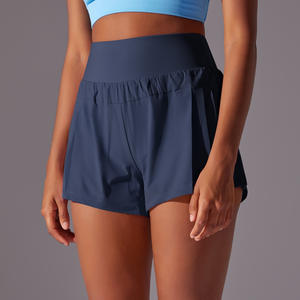 Pantalones Cortos de Yoga y Tenis para Mujer, Tallas Grandes, Efecto Hielo, Sólidos, de Alta Elasticidad, Estiramiento en Cuatro Direcciones, Anti-Reflejantes, Tipo Jogger, Ropa Deportiva - Product Image 3