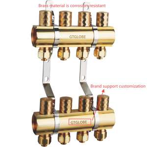 Werksdirektes Flexibles Messing-Bodenheizungsverteiler 220V für Hydronisches Fußbodenheizsystem Wasserbeständig 2 Jahre - Product Image 3