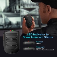 Microphones portables sans fil Zello PTT pour applications de talkie-walkie, bouton SOS POC, microphone professionnel UNIWA BM001