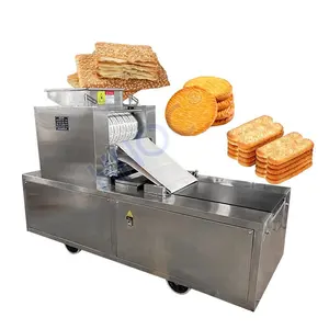 Factory Price Rotary Mould Dog Shortbread Biscuit Make Walnut De Fabrication De Biscuit extruder cookie maker machine