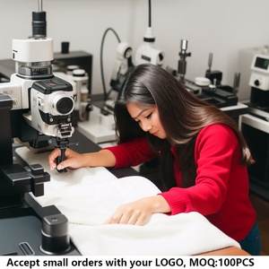 Wholesale Custom Logo Small <b>White</b> Microfiber Fabric Velvet <b>Envelope</b> Ribbon Jewelry Packaging Pouch - Product Image 5