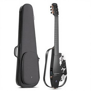 <span class=keywords><strong>Guitare</strong></span> classique acoustique-électrique en fibre de carbone Enya <span class=keywords><strong>NEXG</strong></span> 2N Lucifer Andrea Chiarini Signature, idéale pour les débutants - Product Image 1