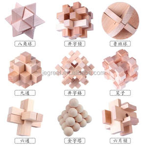 Classic 9 in 1 3D <span class=keywords><strong>Cubo</strong></span> di <span class=keywords><strong>Legno</strong></span> <span class=keywords><strong>Rompicapo</strong></span> Di Puzzle - Product Image 2