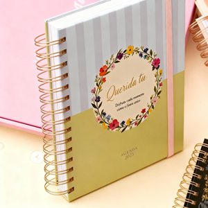 Персонализированный ежедневник для планирования времени 2026 года, формат А5, с линованными страницами - Product Image 1