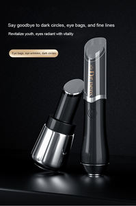 Masseur oculaire miniature portatif avec chaleur et fonction anti-poches sous les yeux, en matériau ABS écologique et doux - Product Image 2