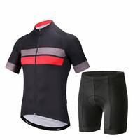 Ensemble de maillot de cyclisme d'été à manches courtes pour vélos de montagne et de route, séchage rapide, respirant, en Spandex/Polyester, pour hommes et femmes adultes