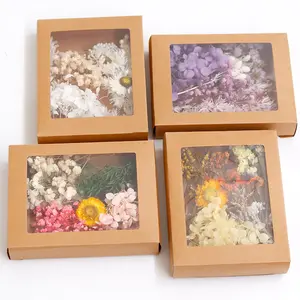 Wholesale Dried Flower Rose Flower Sunflower Head DIY Gift Box For Wedding Decoration