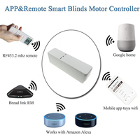 Contrôleur de volet zébré WiFi Tuya Smart Blinds Drive Motor SmartLife App Télécommande Ouverture de rideau intelligent