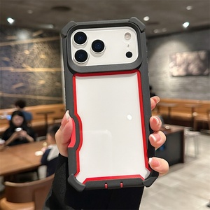 เคสโทรศัพท์มือถือแบบใส 3 in 1 รุ่น Universal Space Armor แข็งแรง ทนทาน หรูหรา สำหรับ iPhone 17 Air Pro Max Series รุ่น Heavy Duty - Product Image 6