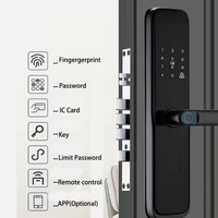 Cerradura Inteligente para Puerta con Control por Aplicación Tuya Ttlock, Huella Dactilar Electrónica, Pantalla Táctil Digital, Código de Teclado