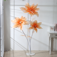 Grandes fleurs artificielles géantes en tissu européen, décoration durable pour mariage, Noël, Pâques, extérieur