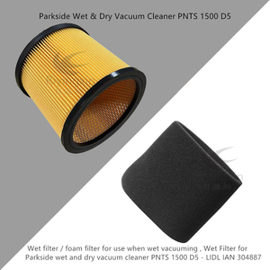 Filtre HEPA / Filtre HEPA éponge de remplacement Riyingxin pour aspirateur eau et poussière <span class=keywords><strong>Parkside</strong></span> <span class=keywords><strong>Lidl</strong></span> 1500 D5, pièces détachées - Product Image 6