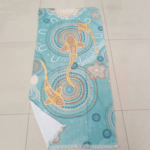 Toalha Pareo Personalizada com Design Digital Impresso OEM Toalha de Praia Turca <span class=keywords><strong>Sarong</strong></span> Toalha de Praia para Mulheres - Product Image 2