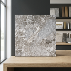 Emperador Crystal 60x60cm Glossy Polished Porcelain Tiles Luxury Gold Marble Effect Flooring - Product Image 4
