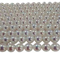 Perles en verre cristal irisé à fort lustre, perles Mabe, perles en vrac entièrement percées avec trou traversant pour la fabrication de bijoux DIY