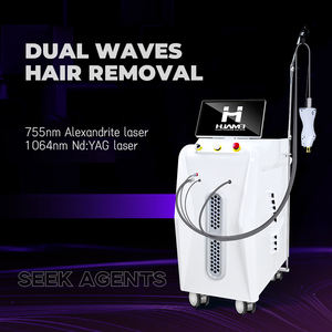 HUAMEI Vela de gran tamaño de punto 1064nm láser <span class=keywords><strong>alejandrita</strong></span> depilación 2000W 755nm Láser de Diodo nd YAG Depilación Láser salón - Product Image 2