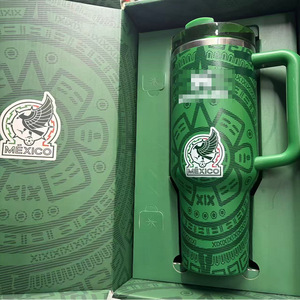 Custom Brand ODM Mexico American Sports Team Print Stainless Steel 6-12 Hours Thermal Vacuum Insulated Cup Travel <strong>Mug</strong> Gift <strong>Box</strong> - Product Image 3