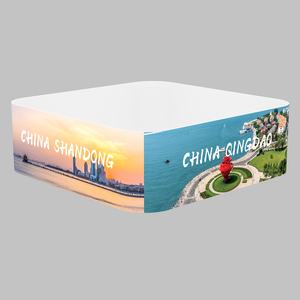 Équipement <span class=keywords><strong>de</strong></span> salon professionnel suspendu, personnalisé, en aluminium, forme incurvée, imprimé par sublimation thermique, durable, léger et portable - Product Image 3