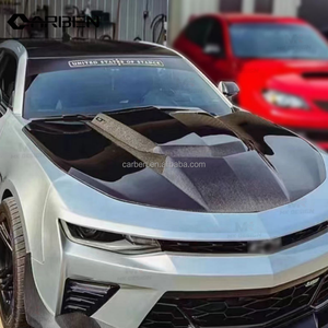 Capot avant en fibre de carbone de style ZL1 pour Chevrolet <span class=keywords><strong>Camaro</strong></span> 6e génération 2016-2023, remplacement et amélioration du capot avant d'origine - Product Image 6