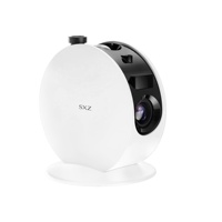 Projecteur holographique miniature pour smartphone, portable, décodage 4K, système Android 14, mise au point automatique, 260 ANSI lumens, 720P, WiFi, pour chambre à coucher