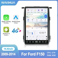 Nuevo Radio con Pantalla Android para Ford F150 Raptor 2009-2014, Unidad Principal Multimedia para Auto, Monitor con Carplay y Navegación, 128GB