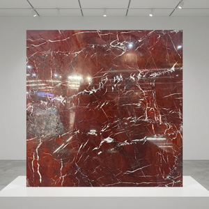 Luxury High Quality Bvlgari Rosso Red <b>Marble</b> Slabs for Floor Wall Tiles Kitchen Countertops Island Vanity <b>Tops</b> - Product Image 1