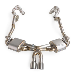 Tuyau d'échappement Cat-back en alliage de titane Valvetronic pour <span class=keywords><strong>Porsche</strong></span> Cayman <span class=keywords><strong>S</strong></span> <span class=keywords><strong>Boxster</strong></span> <span class=keywords><strong>S</strong></span> 981 2012-2017 3.4 Collecteur Silencieux - Product Image 5