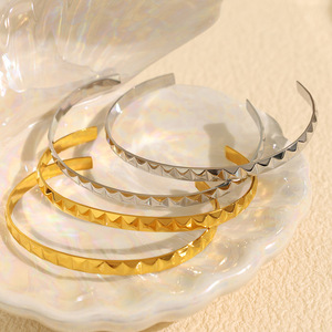 Pulseras de Moda, Aleación de Zinc, Forma de Pirámide, Dorado/Plateado, Unisex, Joyería para Fiestas, SZ185 - Product Image 1