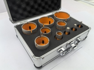 Tốt Nhất Phổ Phù Hợp Với Gạch Khoan Bits Lỗ Cutter Kim Cương Gạch Kính Lỗ Saw Khoan Bits Set Cho Sứ Gốm - Product Image 2