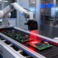 Lecteur de codes-barres à fixation fixe pour la logistique d'inventaire, la traçabilité des processus de production et la numérisation des pièces ECU